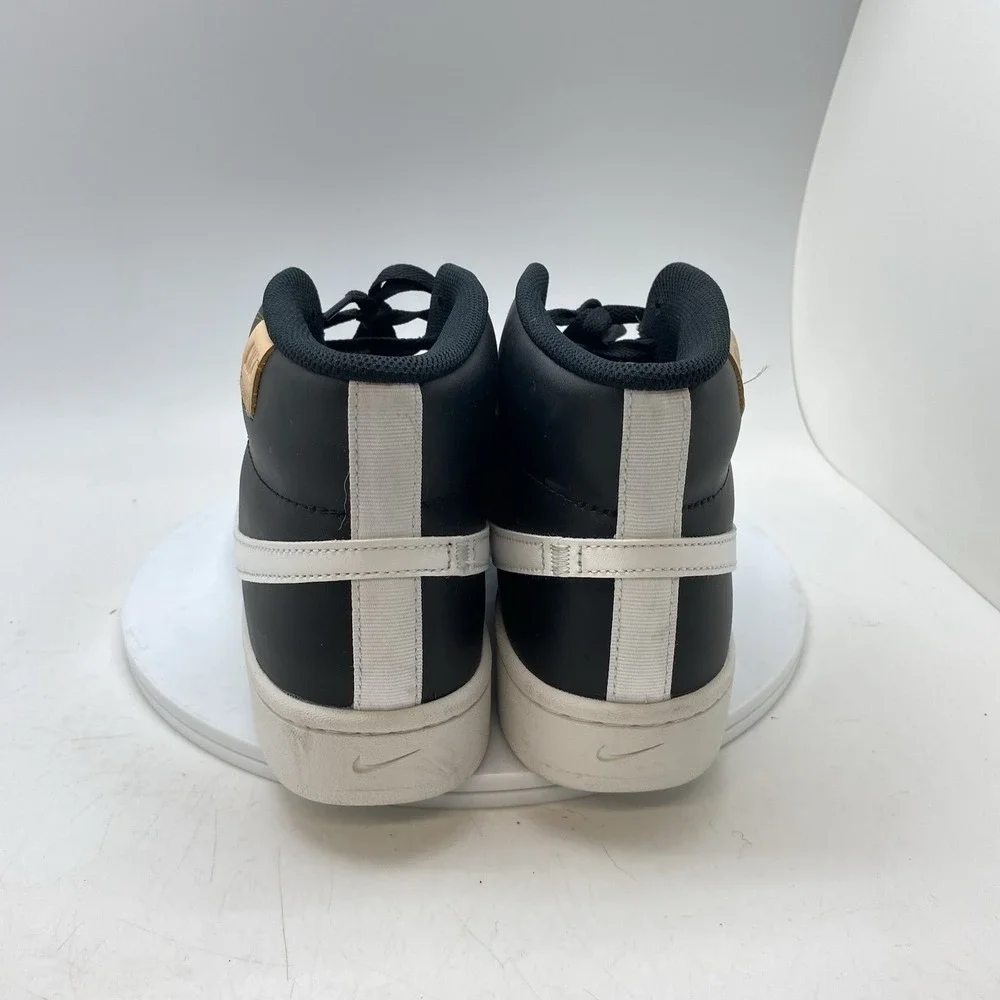 Nike Court Royale 2 Mid Sneakers Mens 11.5 CQ9179-001 Black White Athletic Shoes